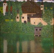 Gustav Klimt Castle with a Moat painting